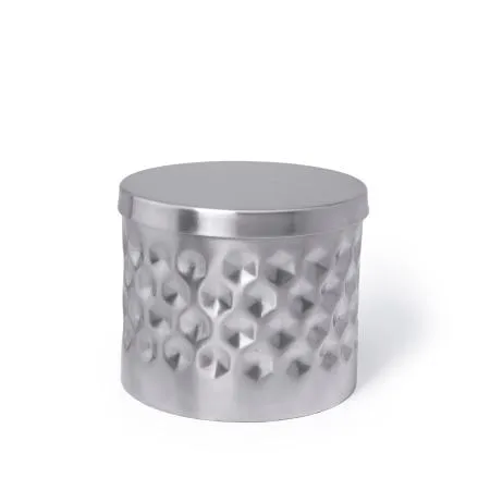 Silver Metal Kitchen Storge Jar- Medium