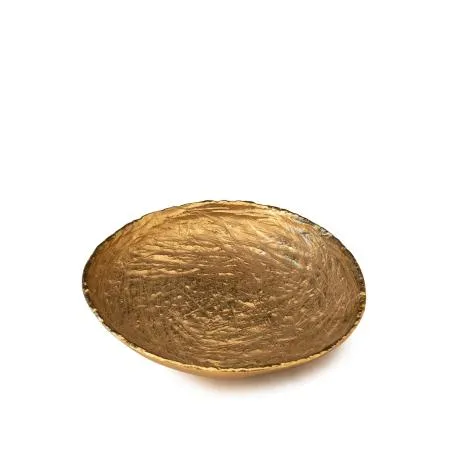 Metal Bowl Sml Gold