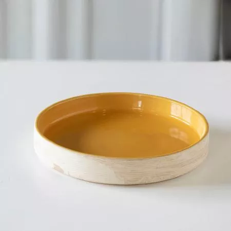 Amber Love Ceramic Pasta Bowl